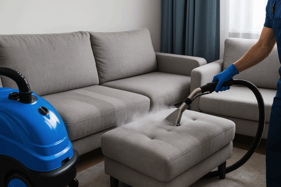 Curățare tapițerie cu aburi la domiciliu în Oradea – RubyClean